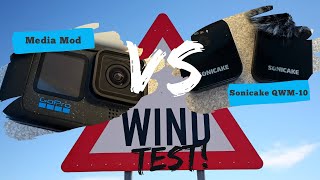 GoPro media mod vs Sonicake QWM10 wind test [upl. by Leak571]