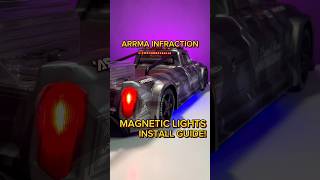 Custom RC Car Lights Upgrade  Arrma Infraction Install Tutorial [upl. by Nolyd]