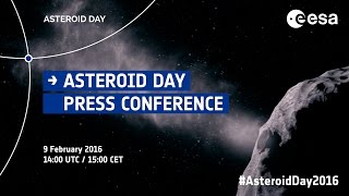 Asteroid Day 2016  Press Conference [upl. by Annavoig]