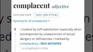 Stay CIRCUMSPECT amp Do Not Get COMPLACENT [upl. by Turmel]