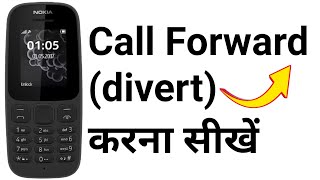 Nokia Keypad Phone Call Forwarding  How to divert calls to another number [upl. by Adnalro698]