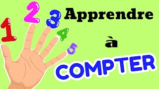 Apprendre à compter de 1 à 5 avec les doigts  Apprendre à compter jusquà 5 en français [upl. by Ahcirt380]