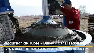 Pondeuse Ligne Production de Tube Canalisation Buse Béton [upl. by Madlin]