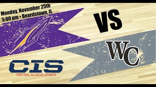 Rushville vs West Central  High School Boys Basketball [upl. by Jasmin]