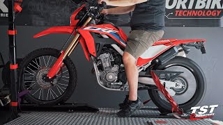 2021 Honda CRF300L Yoshimura RS4 Full Exhaust Exhaust amp ECU Tune Dyno Numbers [upl. by Bigelow]