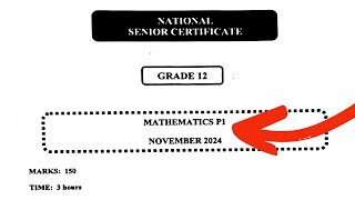 Statistics Question 1 Least Squares Regression Line Grade 12 Mathematics P2 November 2024 [upl. by Chastity706]