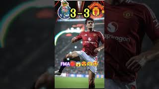 Porto vs Man Utd 33 Highlights GoalsRashford amp Maguire Goal🔴🤯shorts manutd football viralvideo [upl. by Ateloiv]