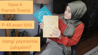 KpssA Kaynak Önerisi  Nereden Hangi Kaynakla Başlamalıyız [upl. by Eddina809]