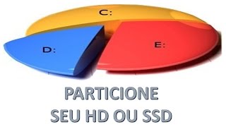 Como Particionar Seu HD ou SSD [upl. by Ahtimat]