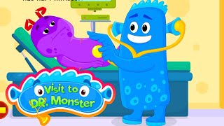 Visit to the Doctor Monster  Chomping Monsters  Kidloland Games [upl. by Lam]