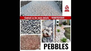 Wall Pebbles Garden stone best quality pebbles at best rates  Shree Ji Marbles amp Granites [upl. by Ushijima239]