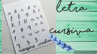 CÓMO ESCRIBIR EN LETRA CURSIVA [upl. by Tisha]