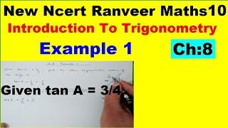 Class 10 Maths  Chapter 8  Example 1  Introduction To Trigonometry  NEW NCERT  Ranveer [upl. by Procter]