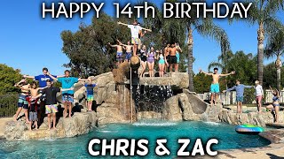 Zac amp Chris Turn 14 [upl. by Weinhardt587]