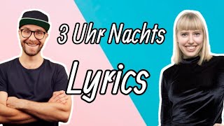 Mark Forster LEA  Drei Uhr Nachts Lyrics [upl. by Savart343]