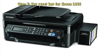 Reset Epson L565 Waste Ink Pad Counter [upl. by Barra952]