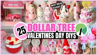 Dollar Tree VALENTINES DAY DIYS 2023 💕│ CLEVER easy hacks amp decor YOULL Love [upl. by Ellesig]