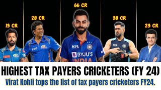 TAX TITANS Virat Kohli MS Dhoni highest taxpayers in cricket check how much they paid [upl. by Dynah]