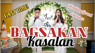 BAGSAKAN Our Wedding RAP Entrance 🎤 [upl. by Lynelle]