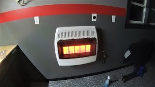 Install and Review of DynaGlo 30000 BTU DualFuel Heater [upl. by Dulcie]