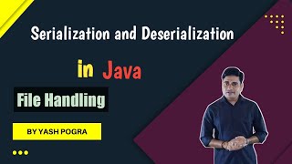 Serialization and Deserialization in java  What is the serialization in Java [upl. by Aihsoem443]