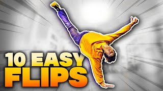 10 Easy Flips Anyone can Learn [upl. by Elocen124]