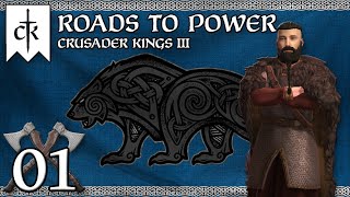 Lets Play Crusader Kings 3 III Roads to Power  CK3 Roleplay Landless Adventurer Gameplay Episode 1 [upl. by Rodrick]