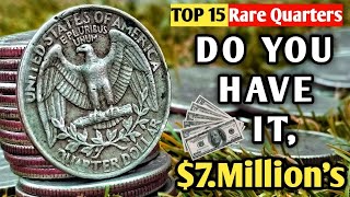 Top 10 Most Velueable Washington Quarters Dollar in Circulation Coin Worth Big Money [upl. by Ardnasal6]