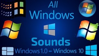 All Windows Sounds  Windows 10  Windows 10 [upl. by Lanevuj]