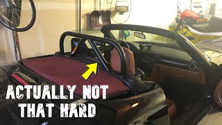 NC Miata HardDog Roll Bar Install  HOW TO [upl. by Atiniuq762]