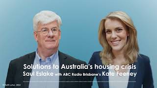 Saul Eslake with ABCs Kate Feeney Solutions to Australias housing crisis [upl. by Beattie849]