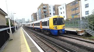 London Overground Class 378 208 Arrivals amp Depart South Acton for Stratford London [upl. by Ardnazxela292]