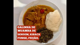 GALINHA DE MUAMBA DE DENDEM  KISACA FUNGE [upl. by Lovett]