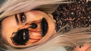 PUMPKIN PRINCESS HALLOWEEN MAKEUP TUTORIAL [upl. by Sclater]