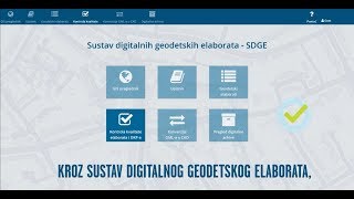 Uređena zemlja – Digitalni geodetski elaborat [upl. by Halilak488]