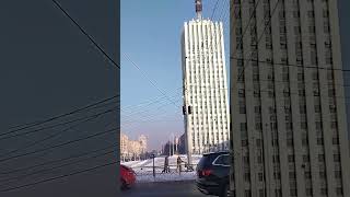 🗼 Tallest building of Russian Arctic in the center of Arkhangelsk 🇷🇺 Arkhangelsk city center travel [upl. by Maighdlin]