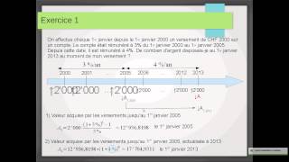 Mathématiques financières  24  annuités exercices corrigés [upl. by Suzan]