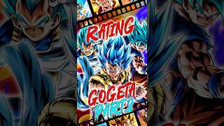 Rating EVERY Gogeta Unit from WORST to BEST  Dragon Ball Legends Ranking Part2 [upl. by Notnilc]