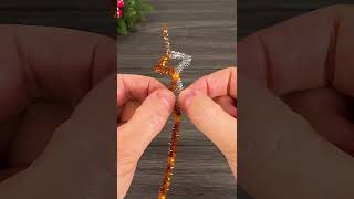 DIY flowers with pipe cleaner Children craft Simple and easy [upl. by Jena999]