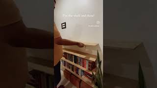 📚 Bookshelves under Rs2503 🛠️ diy bookshelf books booktok diybookshelves booktube [upl. by Madson]