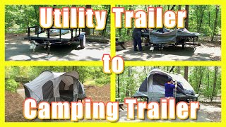 Camping Tent Trailer  Double Duty Demonstration [upl. by Rosalinde]