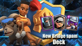 NEW RAM RIDER BRIDGE SPAM DECK  Ram Rider is everywhere  Clash Royale [upl. by Jolda]