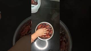 ಹಣ್ಣಗಾಯಿ ಹಿಂಡಿ redchillipaste chilli redchillies ukfood ukmandi food ytshorts spicy yt [upl. by Mckenzie]