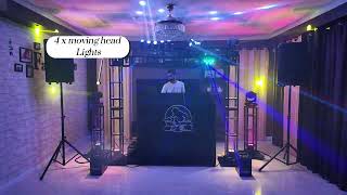 DJ G SYDNEY Various Light and sound setups [upl. by Hayne341]