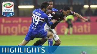 MilanSampdoria 41  Highlights  Matchday 14  Serie A TIM 201516 [upl. by Wind646]