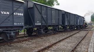 GWR No 1340 Trojan 🚂 Freight Didcot Railway Centre Steam Gala The 20th of September 2024 [upl. by Vivienne]