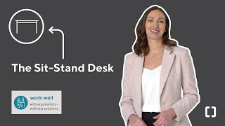 2022 Standing Desk Set Up And Ergonomics  Work Well  Staples Canada [upl. by Anaitat]