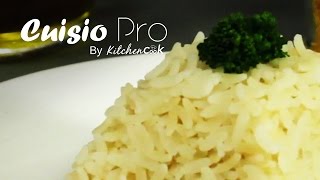 Recettes  Riz Blanc  Cuisio Pro  la plus petite cuisine du monde [upl. by Martella227]