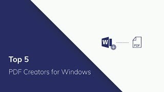 Top 5 PDF Creators for Windows [upl. by Eirotal]