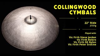 Collingwood Cymbals 22quot Ride 2737g [upl. by Enida120]